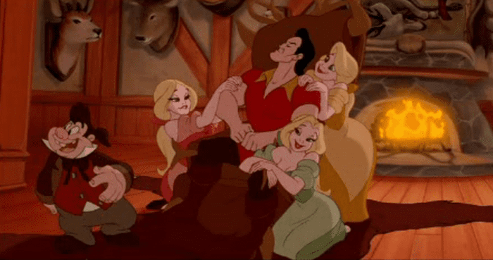 Gaston is one of my favorite Disney characters because he’s such an amusing portrayal of a comedic villain.