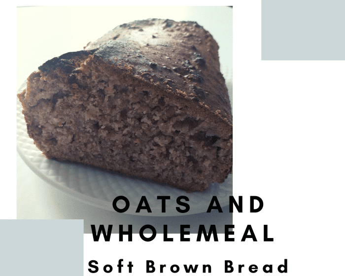 This brown bread contains only 10 ingredients and bakes in just 50 minutes.