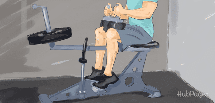 With this movement, a large amount of weight can be used to provide a new type of tension to your calves.