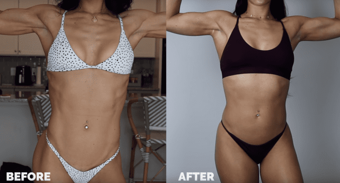 While most men are healthiest at around 11-22% body fat, women require 22-33% to maintain normal endocrine functionality. Stephanie experienced the problems that come along with getting much leaner than your natural set-point.