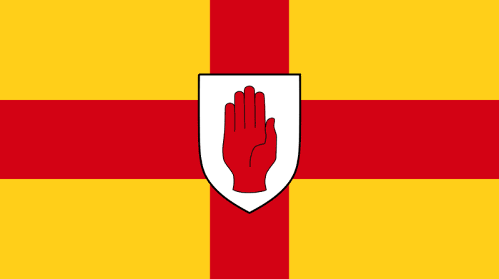 The Red Hand of Ulster should have been a shared symbol but its use by loyalist paramilitaries, including the 'Red Hand Commandos', means it is more usually seen as a Protestant symbol.