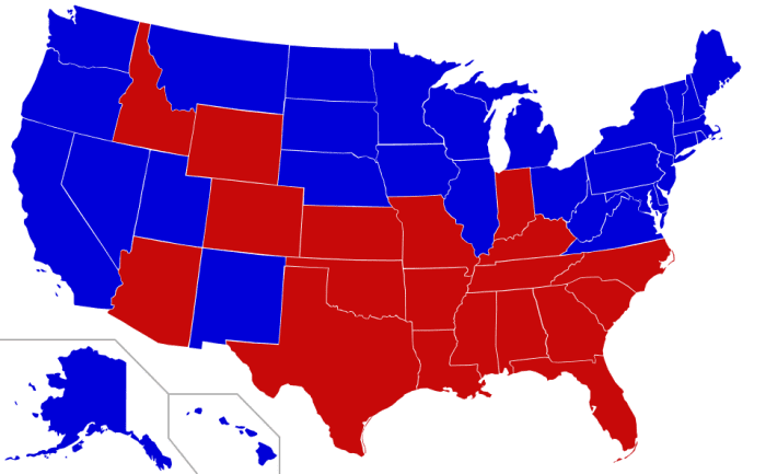 Where is corporal punishment legal? The blue areas show states where it is prohibited. The practice is most common in the Midwest and South.