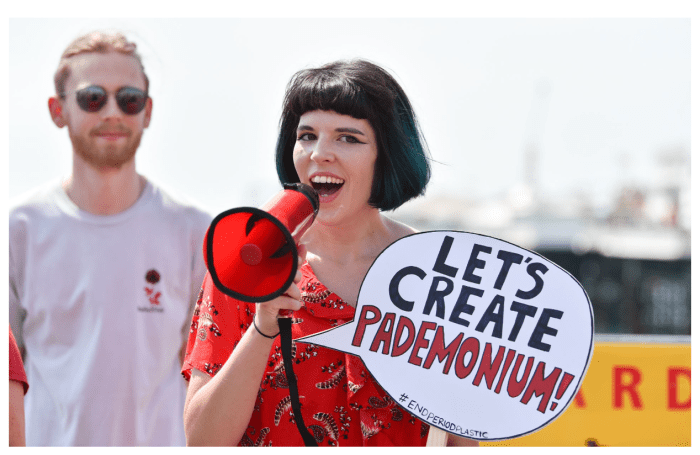 Ella Daish is a youthful campaigner, heading a campaign for plastic free periods while holding down a job