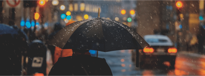 There is nothing as dreary as being caught in a traffic in a rainy day.