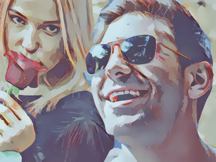 Does this guy prove the point that I tried to make in this hub? This cool guy is wearing a huge smile and for no reason. But the girl at his back is staring at him for she hasn't seen a warm smile such as the one he's wearing.