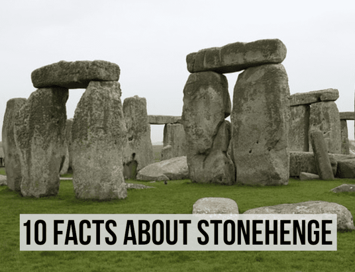 For my facts about Stonehenge, one of the most famous prehistoric monuments in the world, please read on...