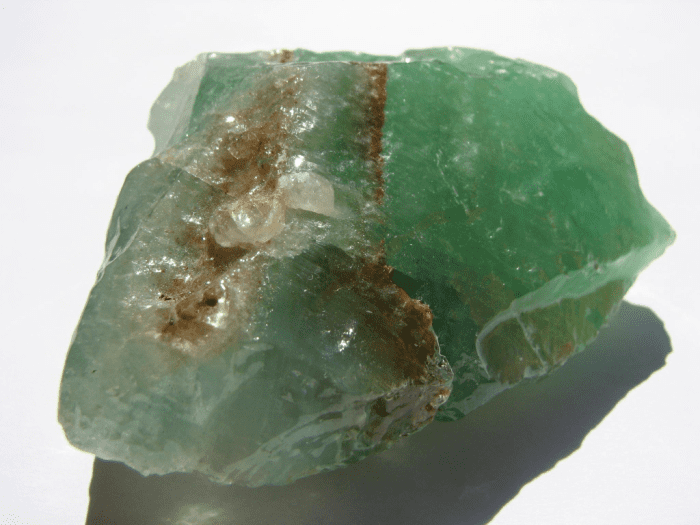 Green calcite is a motivating crystal that can absorb negative energy.