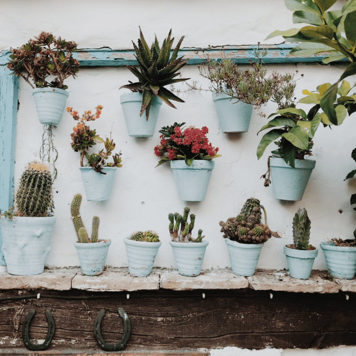 A monochromatic installation like this shabby chic style would be easy to set up but still look pleasing to the eye.