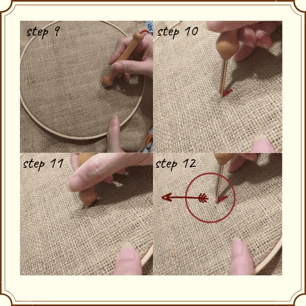 Punch Needle StepbyStep Craft Tutorial for Beginners