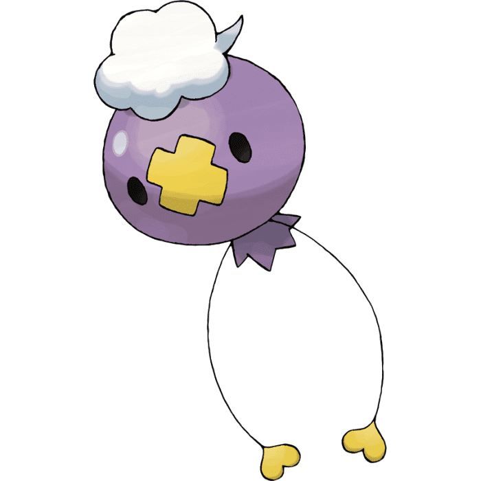 It is whispered that any child who mistakes Drifloon for a balloon and holds onto it could wind up missing.
