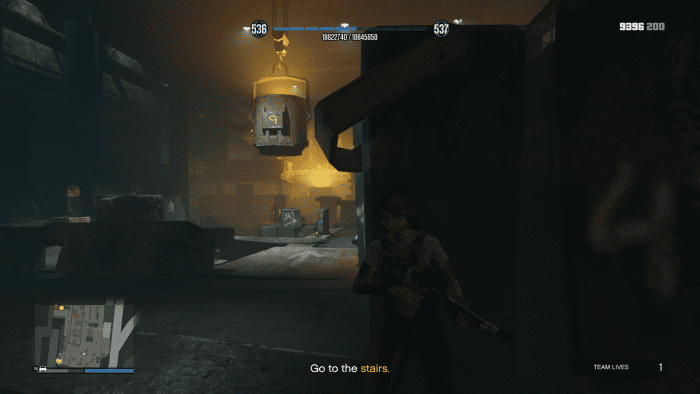 Once you're comfy enough run in and take cover here to clear out most of the Russians. Once the area is relatively clear make your way upstairs.