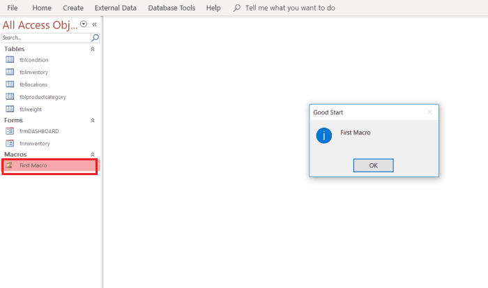 You'll notice that choosing a different type of message box will give you a different message design.
