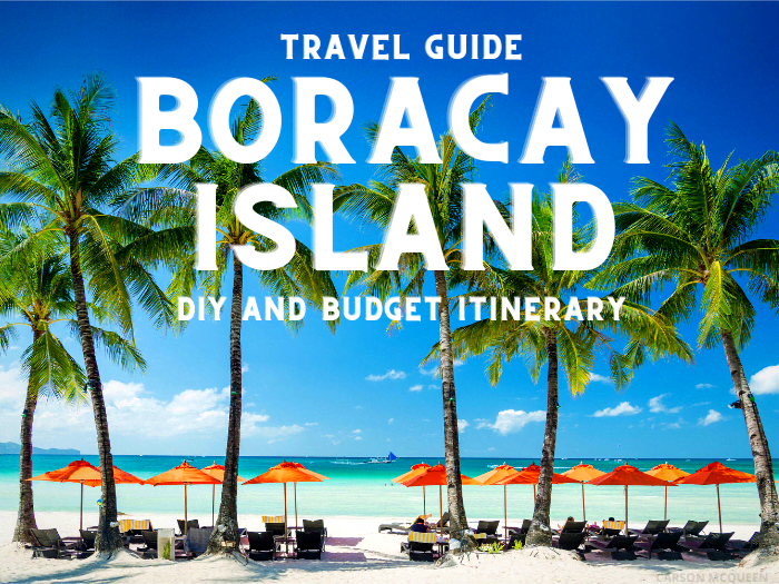 Boracay Travel Guide Sample Itinerary 