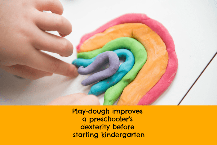 Parents should never underestimate the power of play-dough to build fine motor skills, strengthen dexterity, and stimulate creativity.