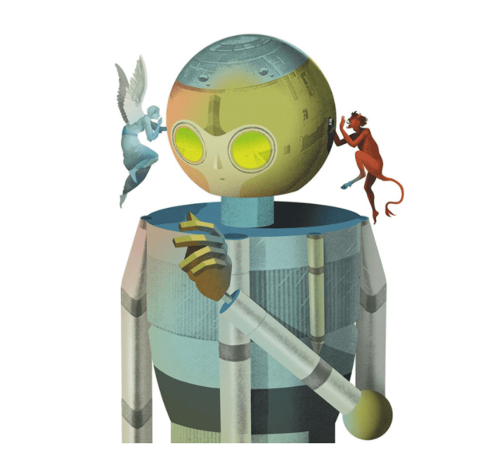 As technology advances, more complex human emotions become incorporated into robots. It is plausible that AI robots will grow to have a better interpretation of what is right and what is wrong.