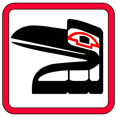 RAVEN. '81st Armored Brigade Combat Team shoulder sleeve insignia. "Pacific Northwest Indian" Haida, Kwakiutl, and Nootka symbol of a raven.' 1970 -- US Army.