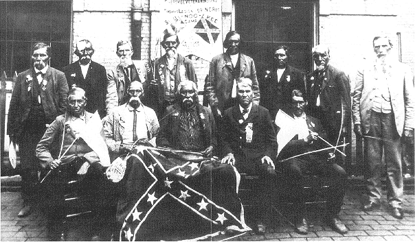 COLONEL WILLIAM THOMAS'S CONFEDERATE LEGION in 1903.