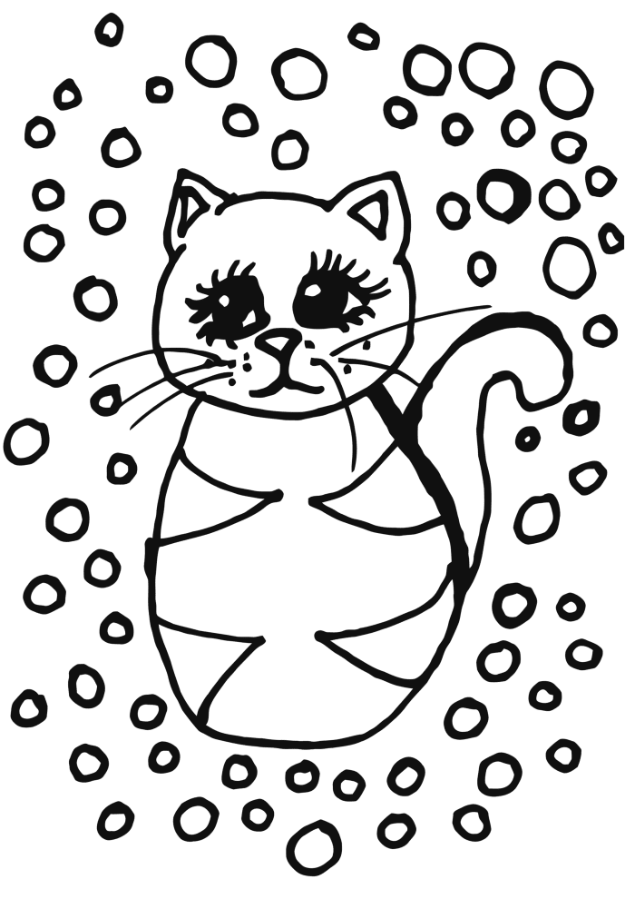 10 Free Printable Cat Coloring Pages for Kids - HubPages