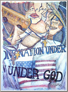 Shown here is an example of Open Expression within sociopolitical art.