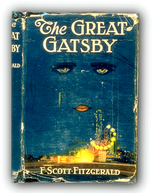 The first edition of Fitzgerald's novel, that only sold 20,000 copies and was received by critics as 'ho-hum.' In fact, only 5,000 more copies would be sold of the novel by the time of Fitzgerald's death.