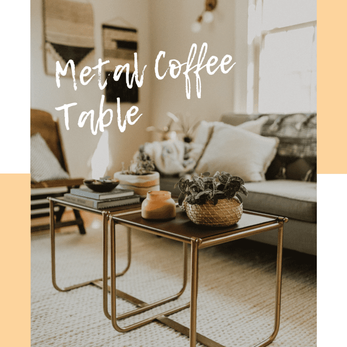 Pros and Cons of Wood, Metal and Glass Coffee Tables for a Living Room