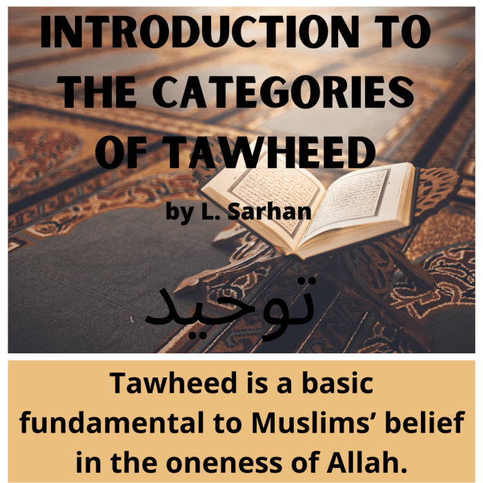 Learn more about the 3 fundamental categories to tawheed and Muslims' belief in the oneness of Allah.