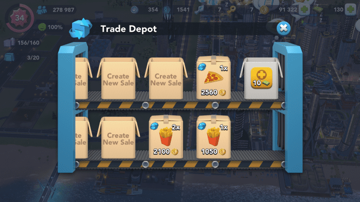 To earn Simoleons quickly, buy high-priced items from the Global TD and then immediately sell them. For best results, buy only quick-selling items.
