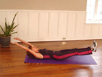 For anyone who was wondering, "What on earth is a banana pose?", here's your answer. This is a core strengthening move, so be sure to keep your legs and head relatively relaxed and make your abs do most of the work.