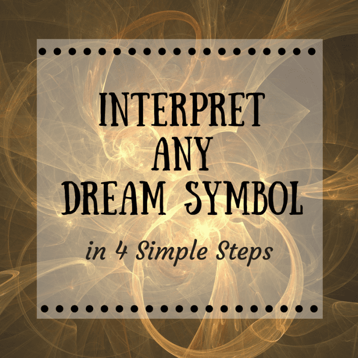 How To Interpret Any Dream Symbol In 4 Simple Steps - HubPages