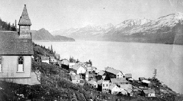 Photo: Ainsworth, B.C. was the first village on the shores of Kootenay Lake, an ambitious settlement because it was cut off from other towns and could only be reached by packhorse and sternwheelers in the early days.