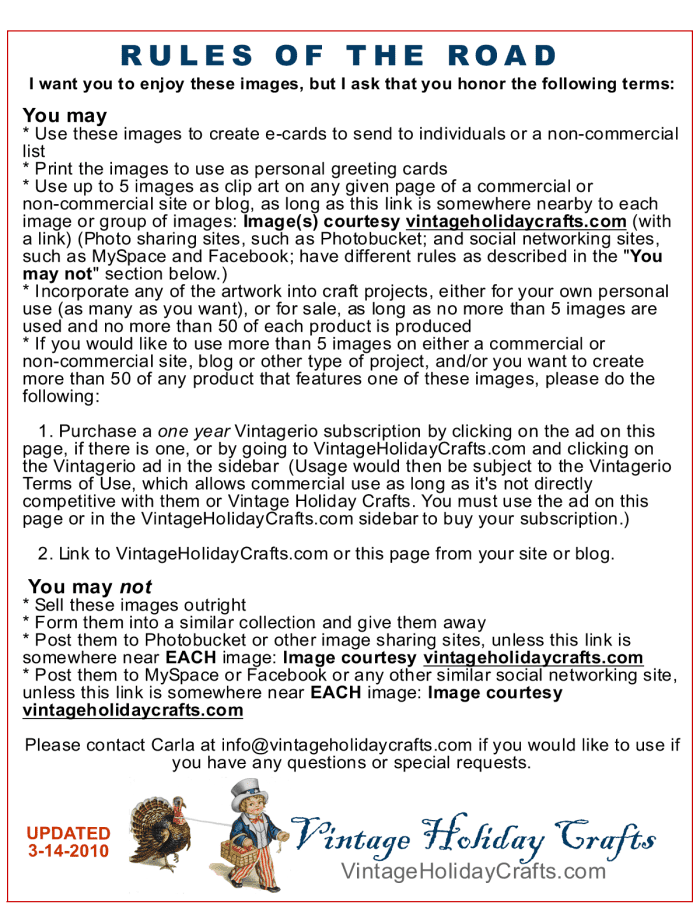 Please click to enlarge and read these guidelines, or visit http://vintageholidaycrafts.com/vintage-holiday-crafts-terms-of-use/