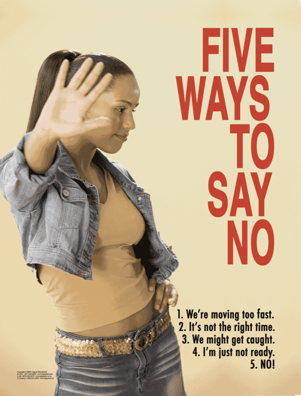 Relevant Sex Education is the way to inform teenagers - pass on knowledge and allow teens to make choices.