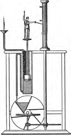 Some Roman Clepsydra could be very elaborate as this diagram shows. The water pressure would cause the statue to rise so that it indicated the correct hour with a pointer.