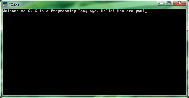 Sample C program code for new learner. It's a great language which can teach you lots of thing.