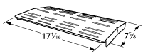 Replacement heat shield for members mark gas grills from sams club: 5001D 5002D Y0005XC Y0101XC Members Mark Y0660-1 Y0660LP Y0660LP-2 Y0660NG Y0660NG-1 Y0669NG