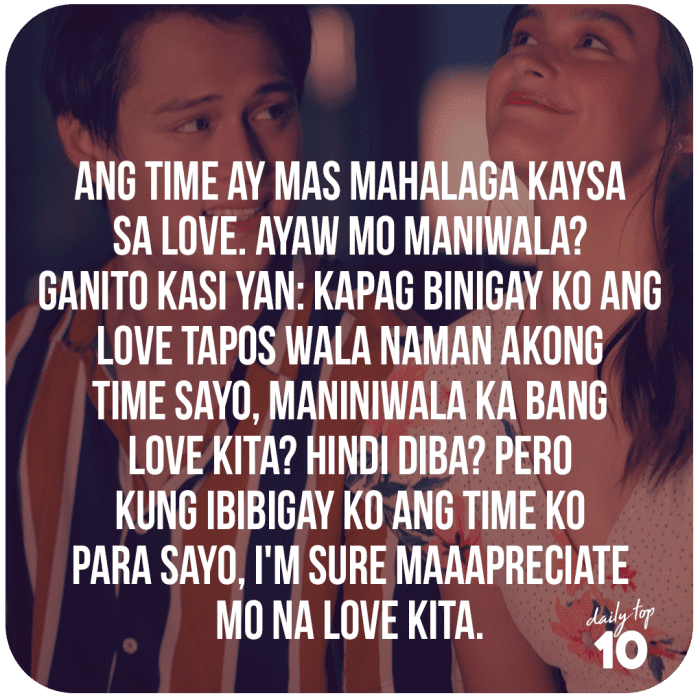 Top 10 Best Filipino Love Quotes Featuring Lizquen, Jadine, And ...