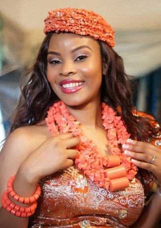 Traditional beads are worn on special occasions around the neck, wrists and waist.