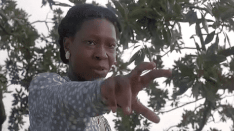 In the 1985 blockbuster movie, The Color Purple, the character Celie demonstrates the fear that a Hoodoo curse can bring. She boldly puts a Hoodoo type curse on "Mister," her estranged husband.