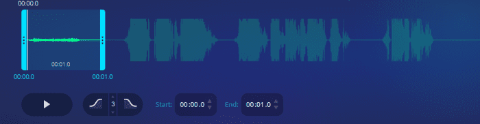 An EVP recording as shown on a computer screen as it is analyzed by Gary after capturing it