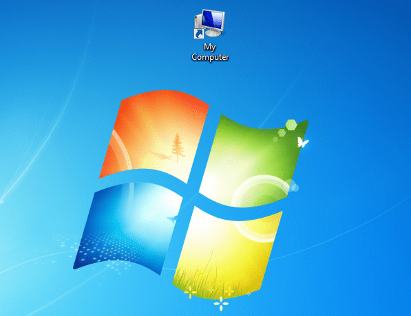 This is what your final icon will look like. When clicked on, a pop up box with your message will appear, followed by the PC shutting down depending on the timer you've set.