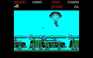 One of the best arcade conversions on the ZX Spectrum - Green Beret