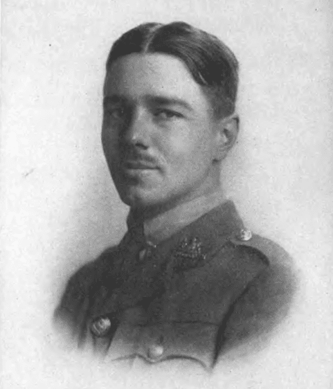 From a collection of poems ~ 1920. Public Domain. . See: http://en.wikipedia.org/wiki/File:Wilfred_Owen_2.png