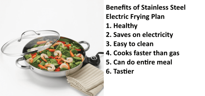 If you are a lazy cook (I am), this is it. I have used this on three continents - Africa, the EU, and the States. Love stainless steel electric frying pans!
