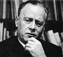 Marshall McLuhan Has offered frequently brilliant and baffling theories about the impact of media on man. His observations are riddled with such flambouyancy and undecipherable aphorisms: "The electirc light is pure information", etc.