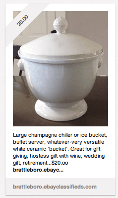 This is an item that I am selling. Notice that I added a web address to my eBay account within the description.