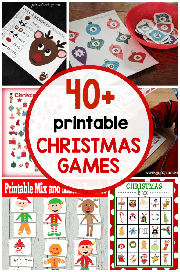 The Measured Mom found 40+ printable Christmas games that are free! Your kids and holiday guests will love playing these games.