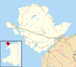 English Noble, Luke de Tany met his death while crossing the bridge that lay between Anglesey and the Welsh Coast.