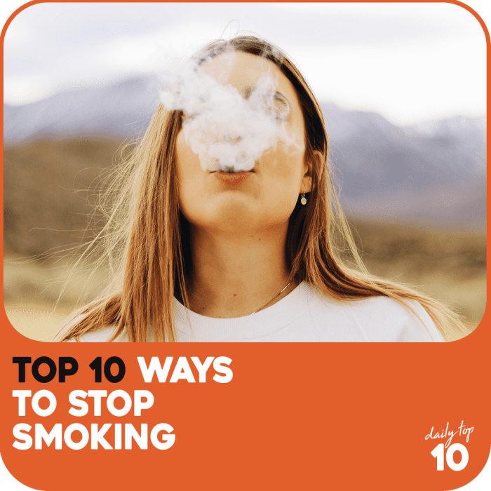 10 ways to quit smoking cigarettes