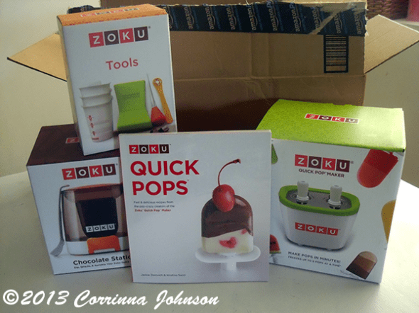 My Zoku Quick Pop Maker Arrived In The Mail From Amazon © 2013 Corrinna Johnson, All Rights Reserved.