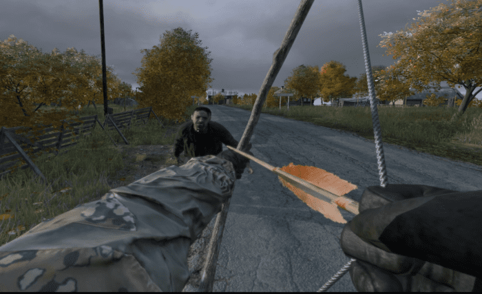 The Improvised Bow is a silent weapon, but using it properly will take some practice.